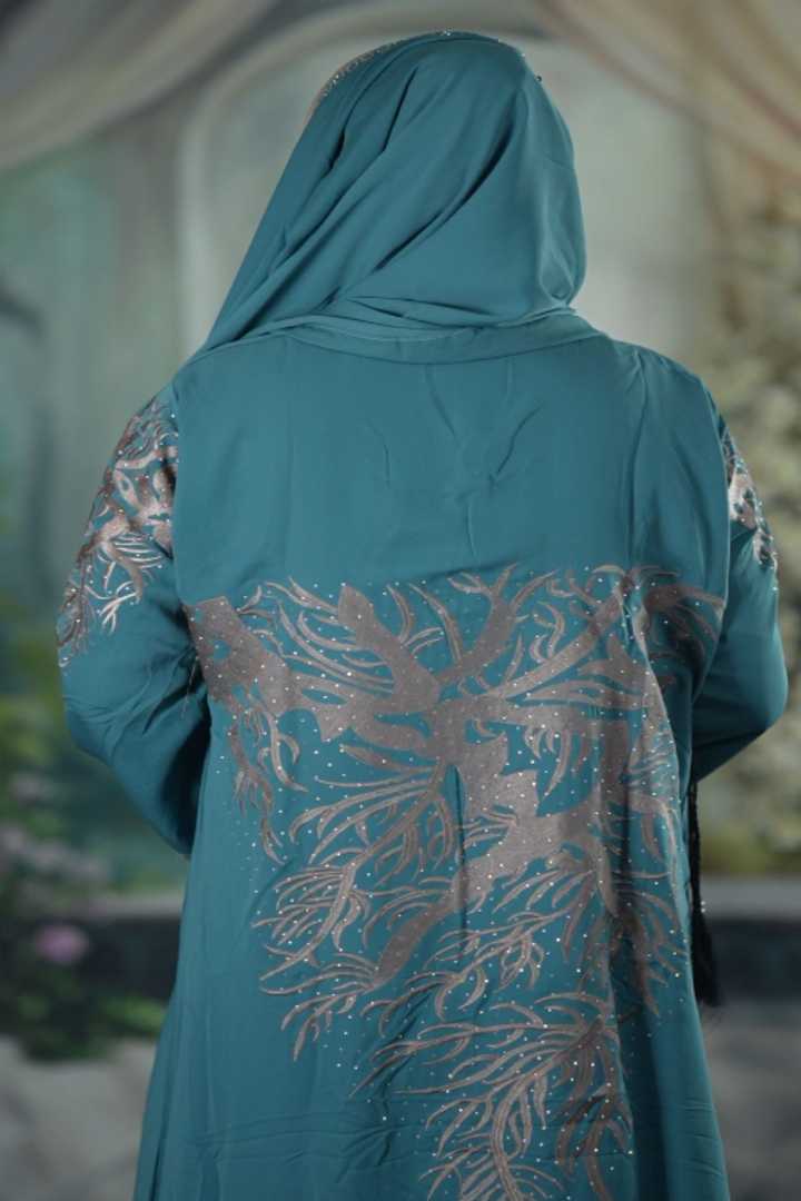 আধুনিক,এম্ব্রয়ডারি,ও,স্টন,বোরকা(হিজাব,ফ্রী) Abaya Borka For Bangladeshi girls  