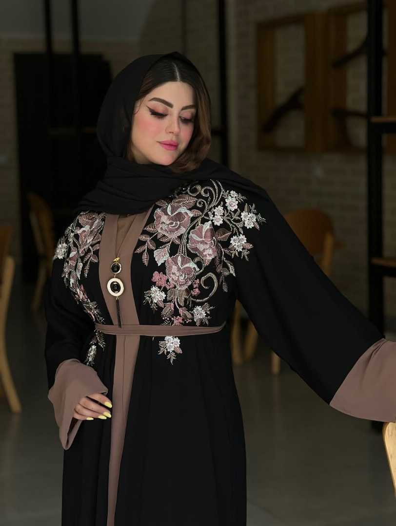 আধুনিক,এম্ব্রয়ডারি,ও,স্টন,বোরকা(হিজাব,ফ্রী)Abaya Borka For Bangladeshi girls 